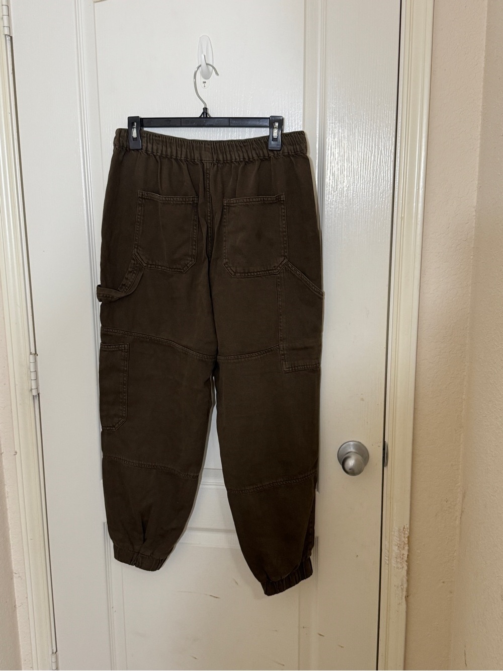 ALLSAINTS Olive Green Cargo Jogger Pants Utility Gorpcore Streetwear Sz 8 - Picture 7 of 10